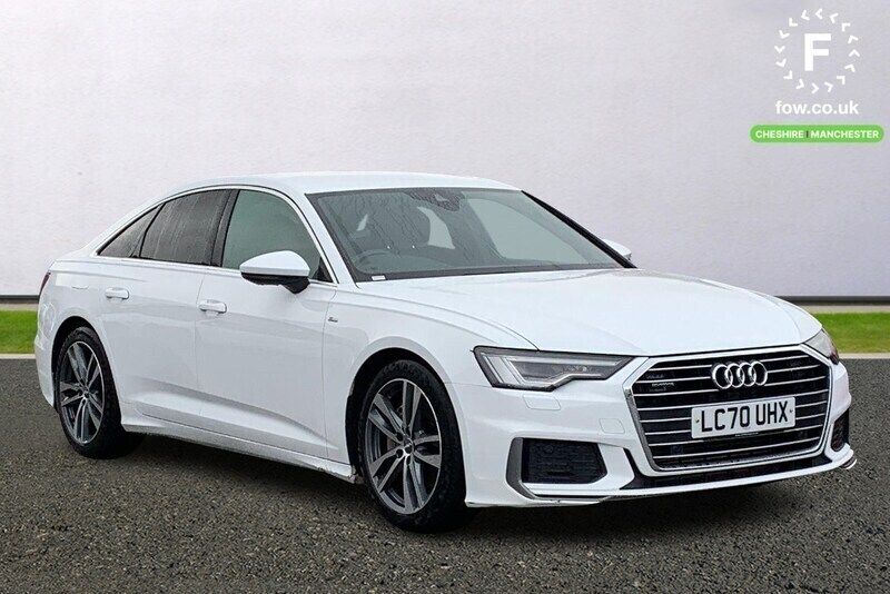 White Used 2020 Audi A6 S-Line Sedan | £21,099 (Expensive) - Image 1/4