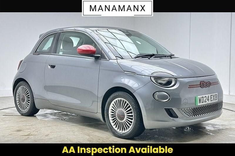 Used Fiat 500e Red 86 kW (118 HP) 2024 Grey Hatchback