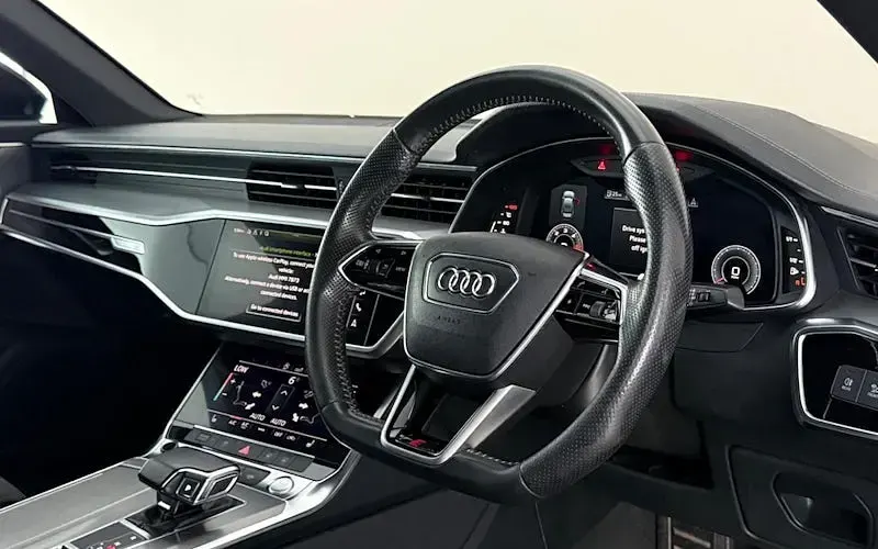 Used Audi A6 Black Edition 204 HP (150 kW) 2020 White Sedan