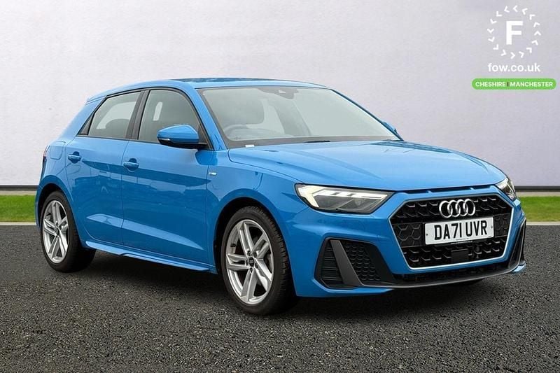 Blue Used 2022 Audi A1 S-Line Hatchback | £16,699 (Fair price) - Image 1/4