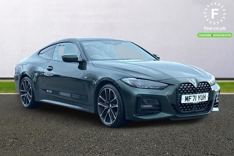 Green Used 2021 BMW 420 M Sport Coupe | £24,199 (Fair price) - Image 1/4