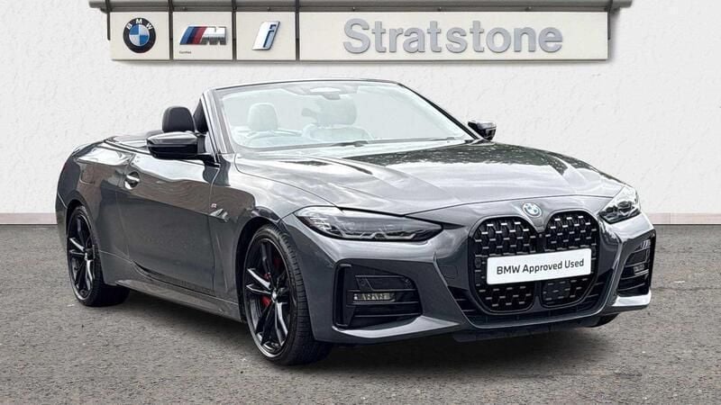 Grey Used 2021 BMW 420 M Sport Cabriolet | £31,750 - Image 1/3