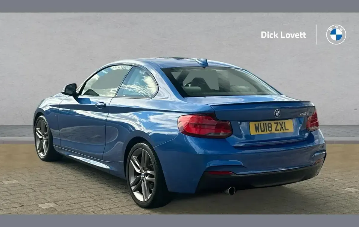 Used BMW 218 M Sport 148 HP (108 kW) 2018 Blue Coupe