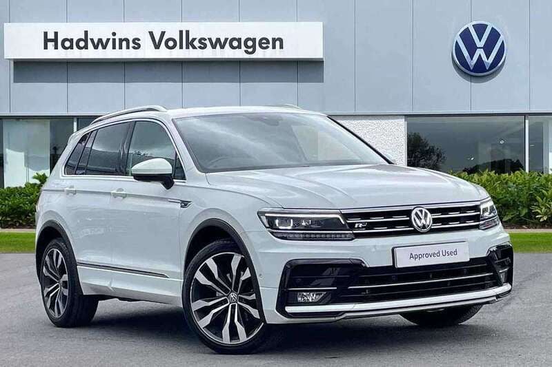 White Used 2020 VW Tiguan R-line SUV | £22,995 (Good price) - Image 1/4