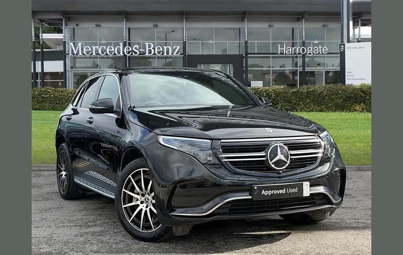 Used Mercedes EQC400 AMG line 300 kW (408 HP) 2023 Black SUV