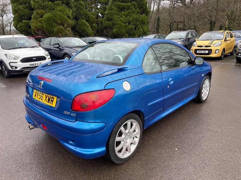 Used Peugeot 206 Allure 2006 Blue Cabriolet
