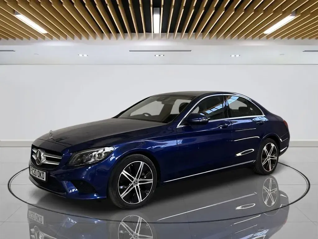 Used Mercedes C200 Premium 198 HP (145 kW) 2020 Blue Sedan