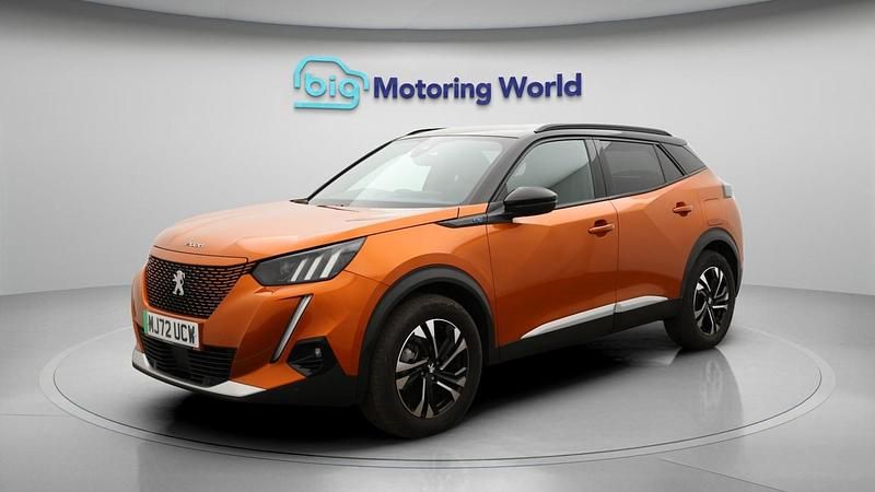 Used Peugeot e-2008 GT 98 kW (134 HP) 2022 Orange SUV