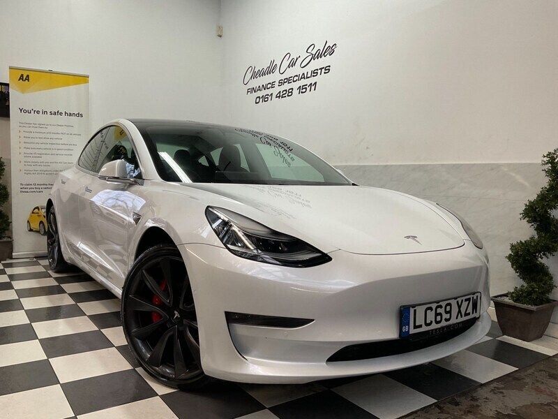 White Used 2019 Tesla Model 3 Performance Sedan | £23,995 - Image 1/3