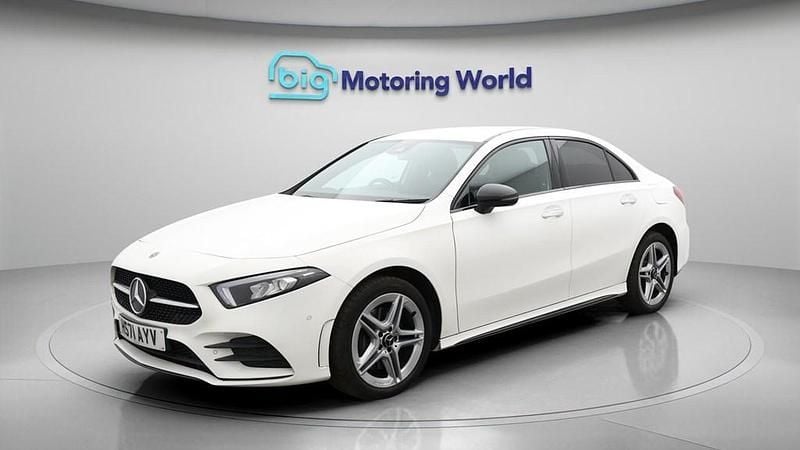 Used Mercedes A250 AMG line 2022 White Sedan