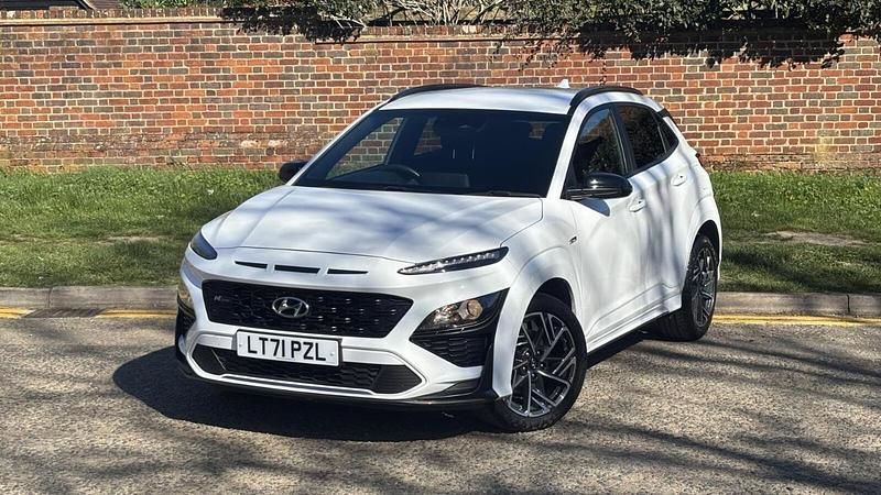 Used Hyundai Kona N Line 118 HP (86 kW) 2021 White SUV