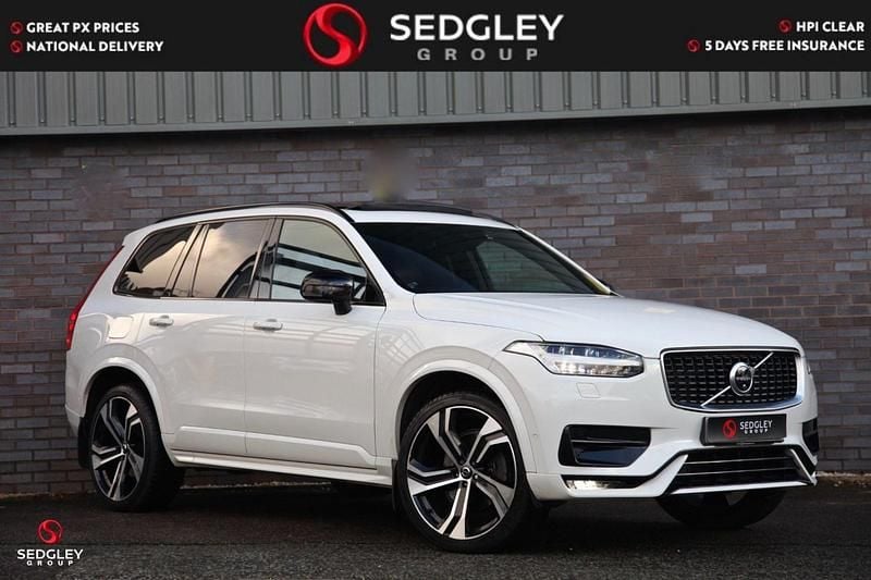 White Used 2020 Volvo XC90 R-Design Pro SUV | £30,250 (Good price) - Image 1/4