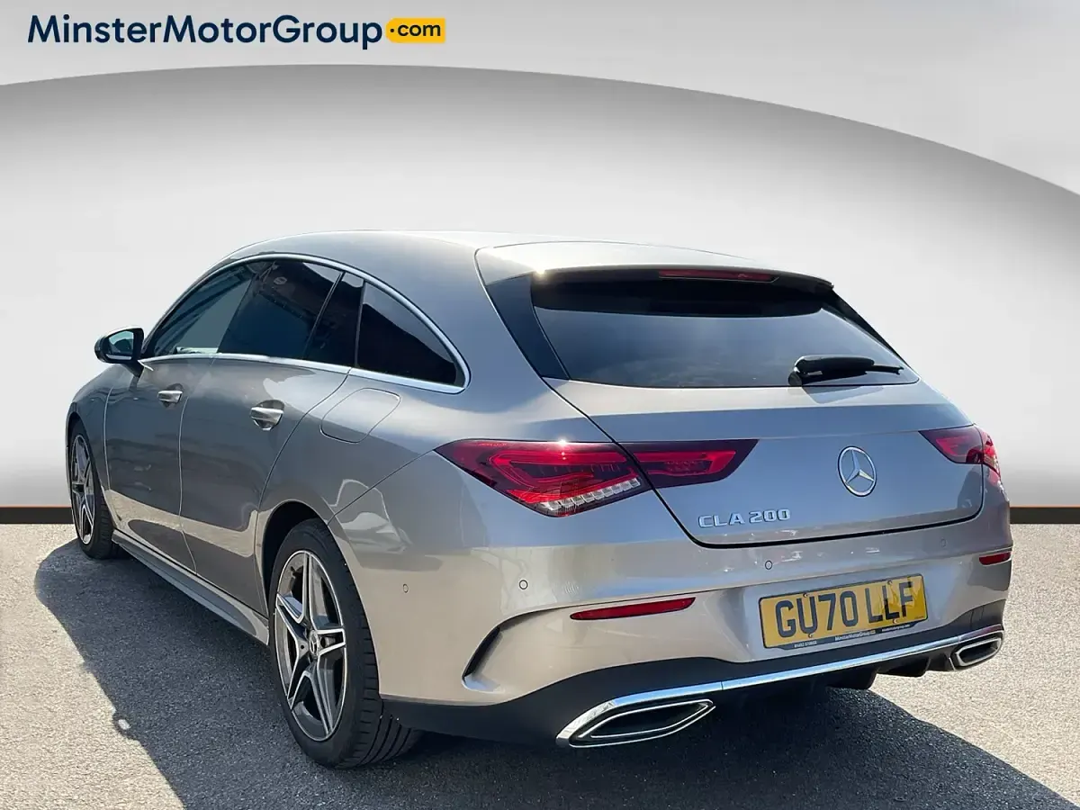Used Mercedes CLA200 AMG line 163 HP (119 kW) 2020 Silver Coupe