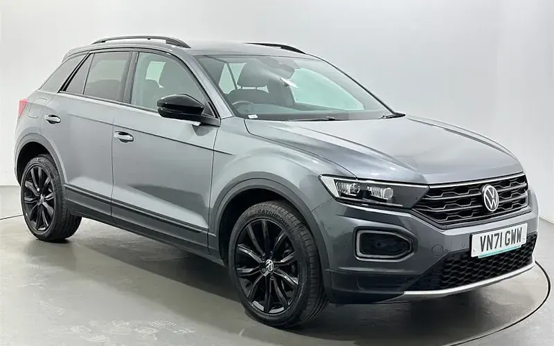 Usado VW T-Roc Black Edition 150 HP (110 kW) 2021 Cinzento SUV