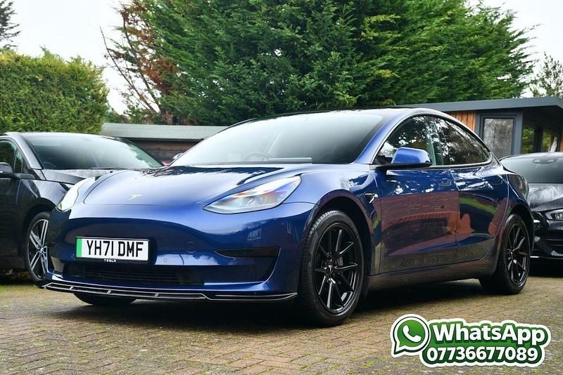 Used Tesla Model 3 Standard Range 366 kW (498 HP) 2021 Blue Sedan