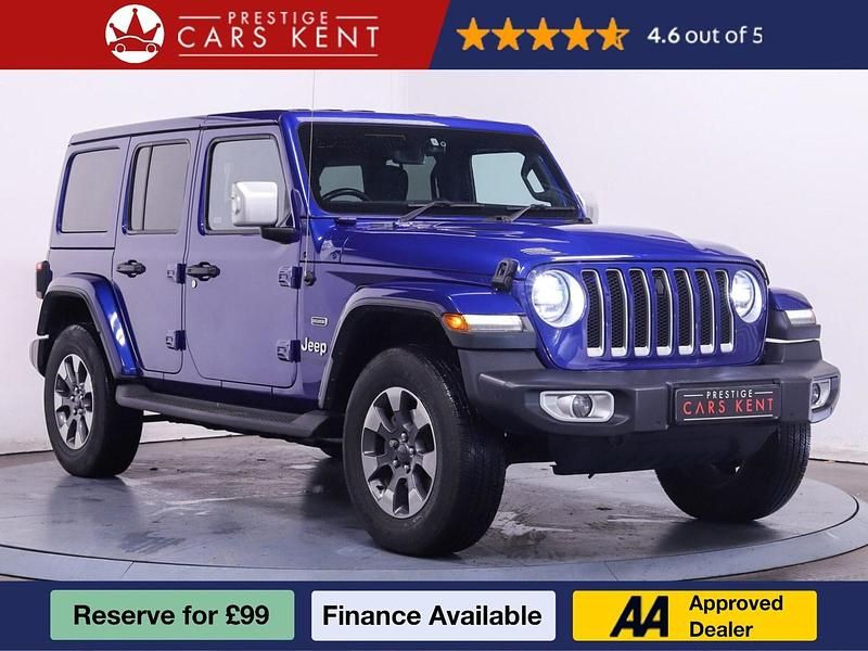 Blue Used 2020 Jeep Wrangler Overland SUV | £36,297 (Good price) - Image 1/4