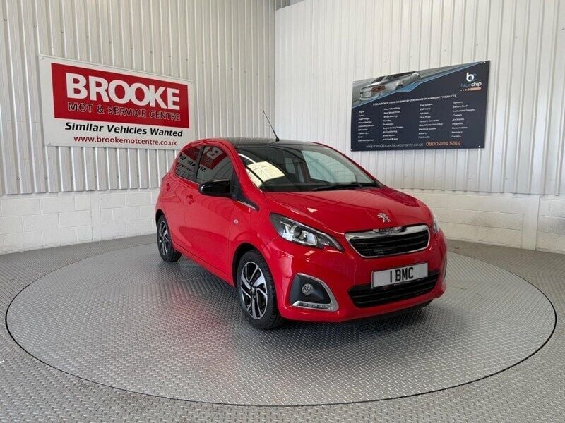 Red Used 2019 Peugeot 108 Allure Hatchback | £7,990 (Fair price) - Image 1/3