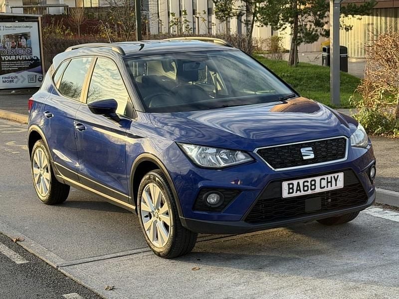 Blue Used 2019 Seat Arona SE Technology SUV | £9,495 (Fair price) - Image 1/4