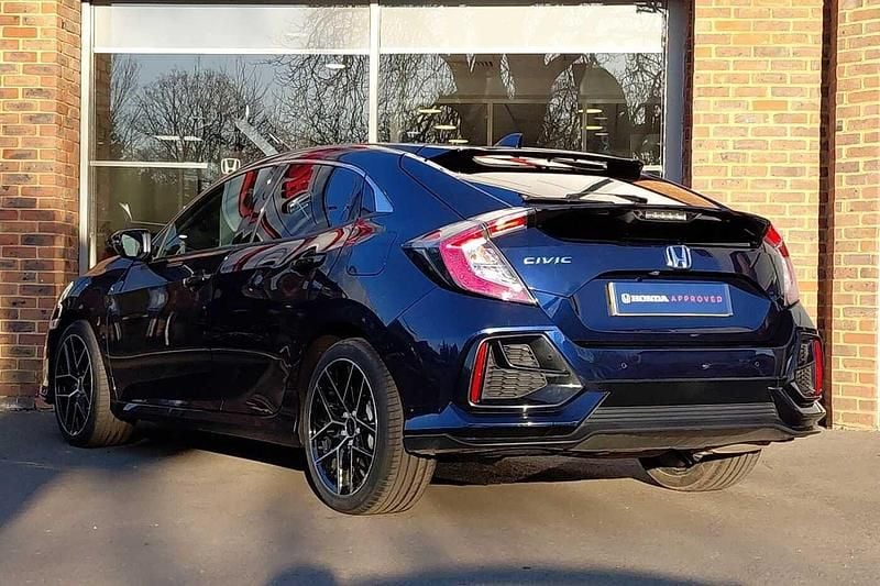 Used Honda Civic SR 126 HP (92 kW) 2021 Obsidian blue Hatchback