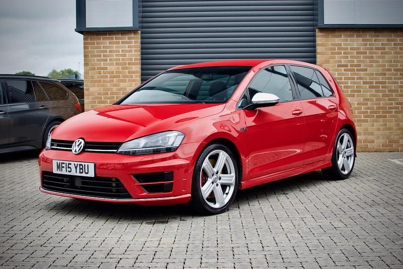Red Used 2015 VW Golf VII R Hatchback | £11,995 (A bit pricey) - Image 1/4