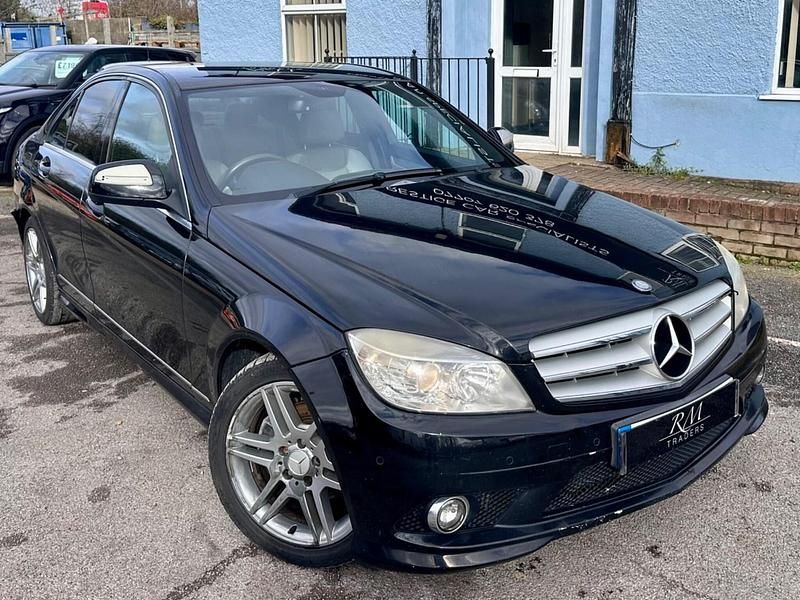 Used Mercedes C200 2008 Black Sedan