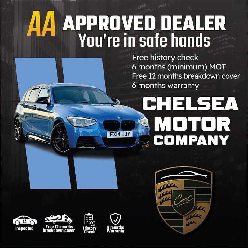 Used BMW M135 Impressive 2014 Blue Hatchback