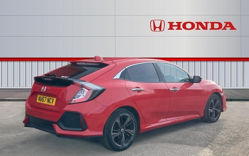 Second-hand Honda Civic Prestige 182 CP (133 kW) 2018 Roșu Hatchback