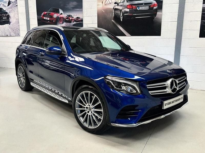 Used Mercedes GLC350 AMG line 2018 Blue SUV