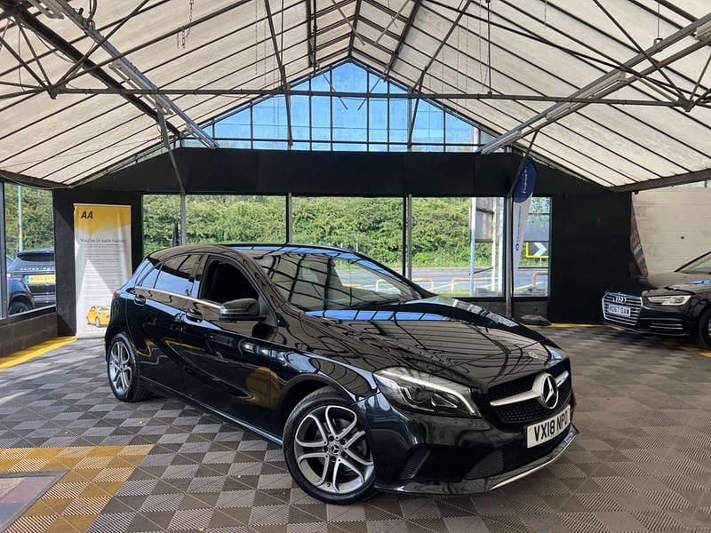 Black Used 2018 Mercedes A200 Sport Edition Hatchback | £13,300 (Good price) - Image 1/4