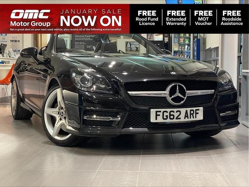 Black Used 2013 Mercedes SLK200 AMG Cabriolet | £9,480 (Fair price) - Image 1/4