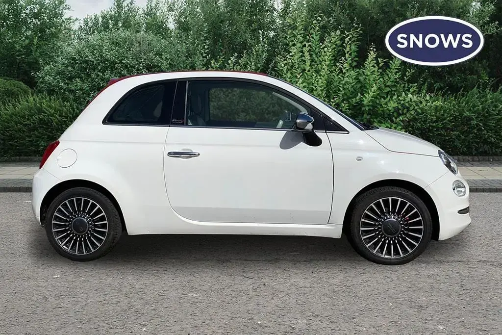 Used Fiat 500C Lounge 2015 White Cabriolet