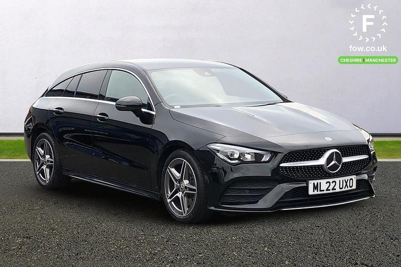 Black Used 2022 Mercedes CLA200 AMG line Estate | £20,899 (Good price) - Image 1/4