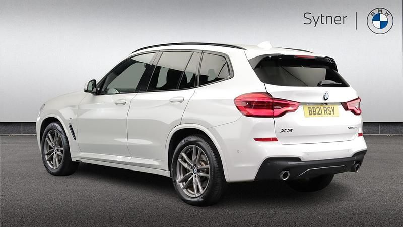 Used BMW X3 M Sport 187 HP (137 kW) 2021 White SUV