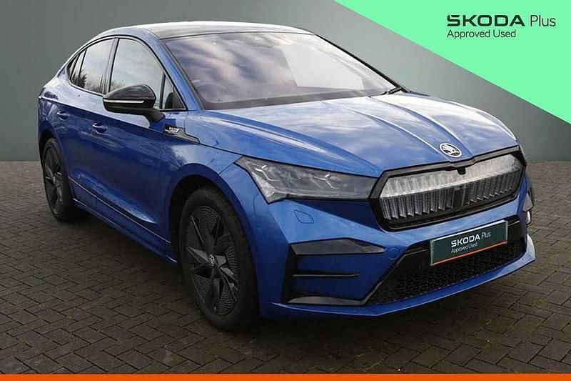 Used Skoda Enyaq iV vRS 219 kW (299 HP) 2023 Blue SUV