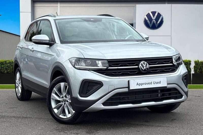 Silver New 2024 VW T-Cross Match SUV | £21,829 (Good price) - Image 1/4