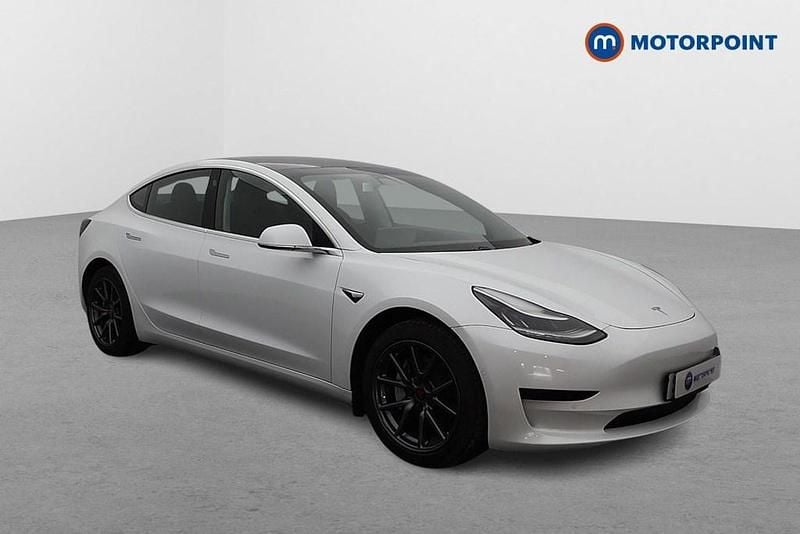 Used Tesla Model 3 Standard Range 239 kW (325 HP) 2020 White Sedan