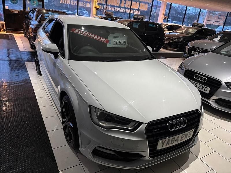 Used Audi A3 S-Line 2015 White Hatchback
