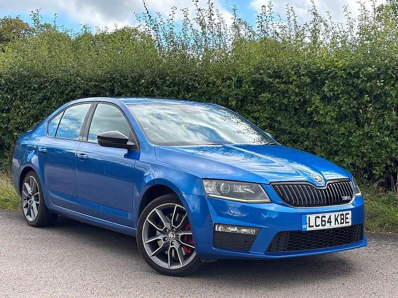 Blue Used 2015 Skoda Octavia vRS Hatchback | £5,495 (Fair price) - Image 1/3