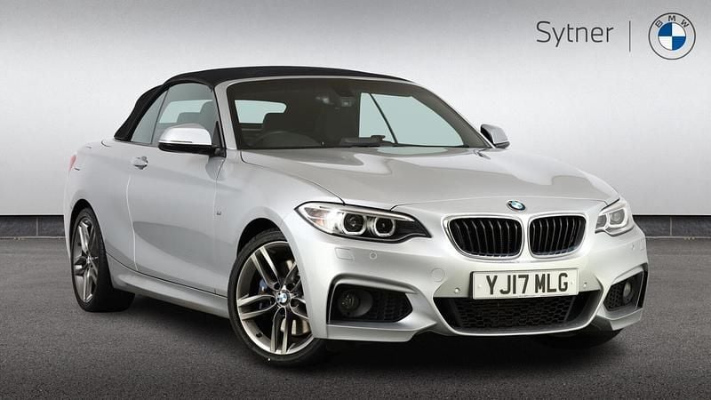 Silver Used 2017 BMW 220 M Sport Cabriolet | £16,500 (Fair price) - Image 1/4