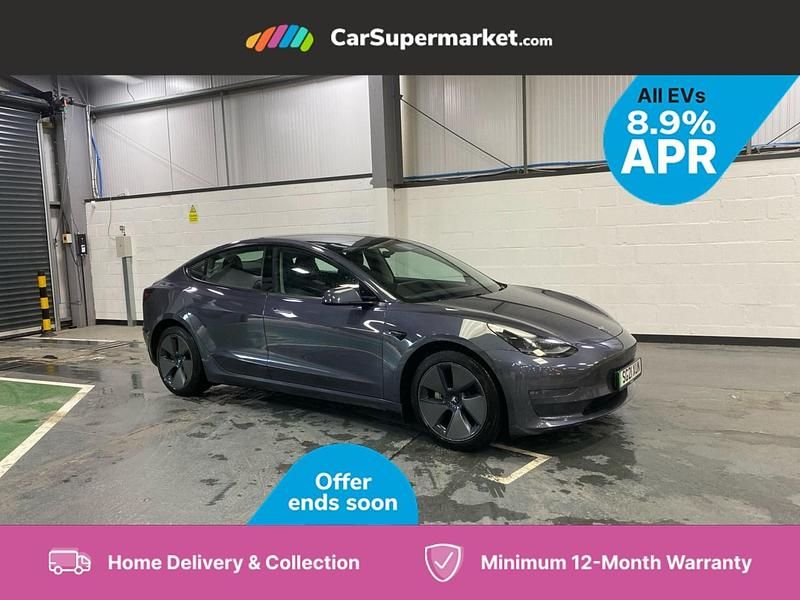 Grey Used 2021 Tesla Model 3 Long Range AWD Sedan | £17,776 (Fair price) - Image 1/3