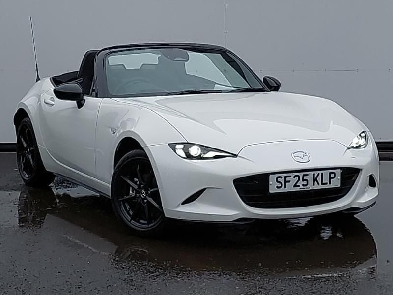 White Used 2025 Mazda MX5 Prime-Line Cabriolet | £21,998 (Super price) - Image 1/4