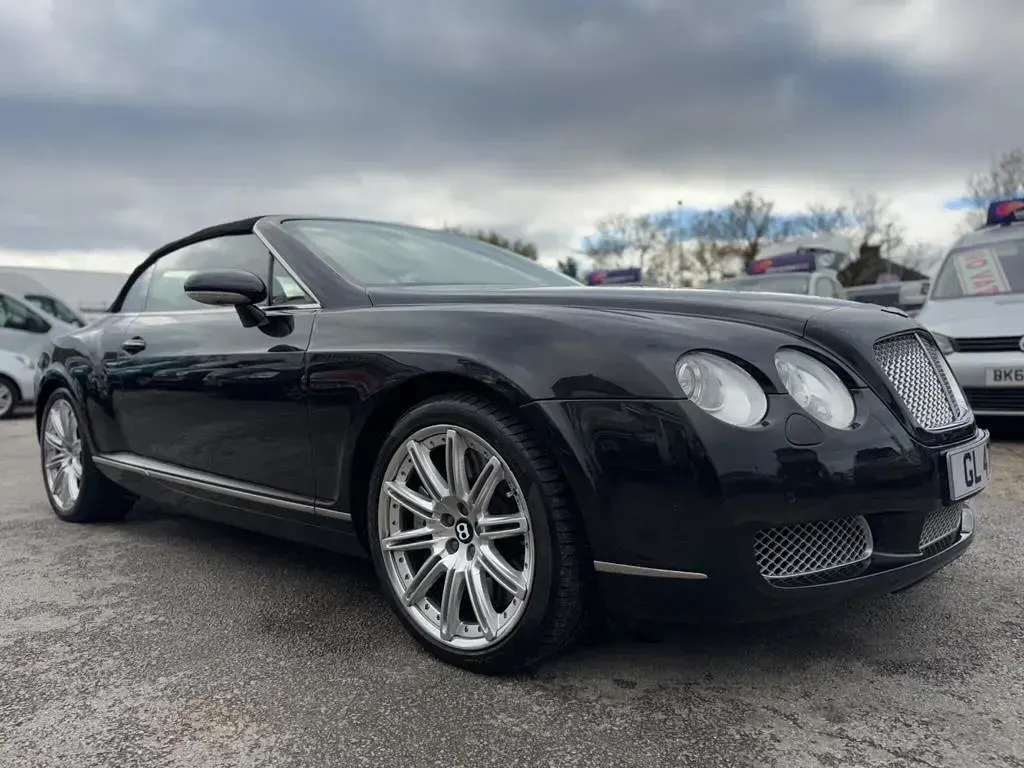 Used Bentley Continental GT Convertible 560 HP (411 kW) 2008 Black Cabriolet