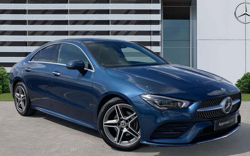 Blue Used 2022 Mercedes CLA180 AMG Line Premium Plus Sedan | £27,260 (Fair price) - Image 1/4
