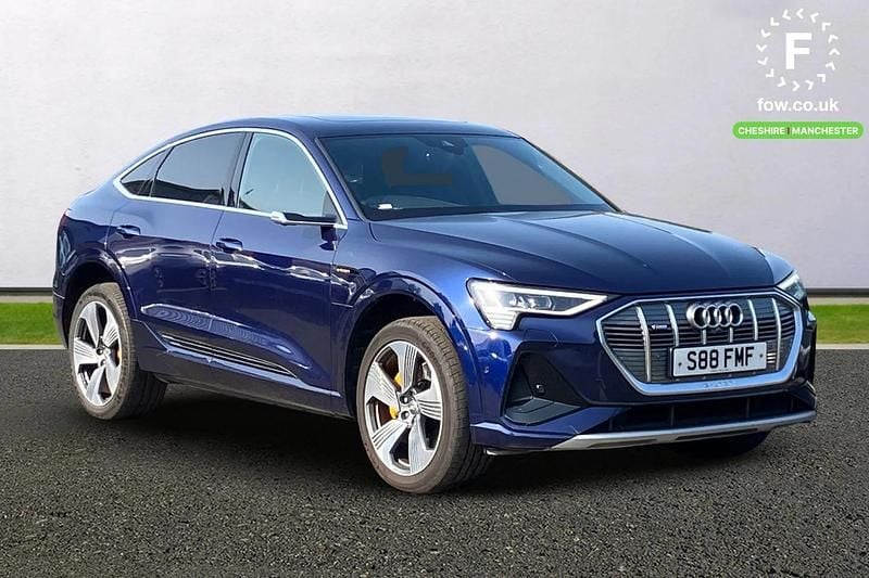 Blue Used 2020 Audi e-tron Sportback S-Line SUV | £23,199 (Good price) - Image 1/3