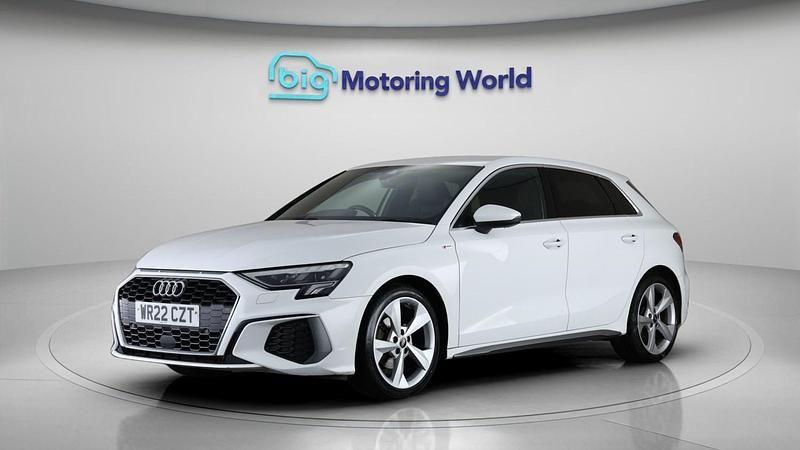 Used Audi A3 Sportback S-Line 2022 White Hatchback