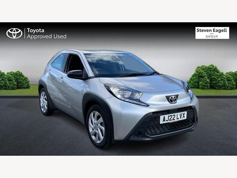 Silver Used 2022 Toyota Aygo PURE Hatchback | £11,707 (Fair price) - Image 1/3