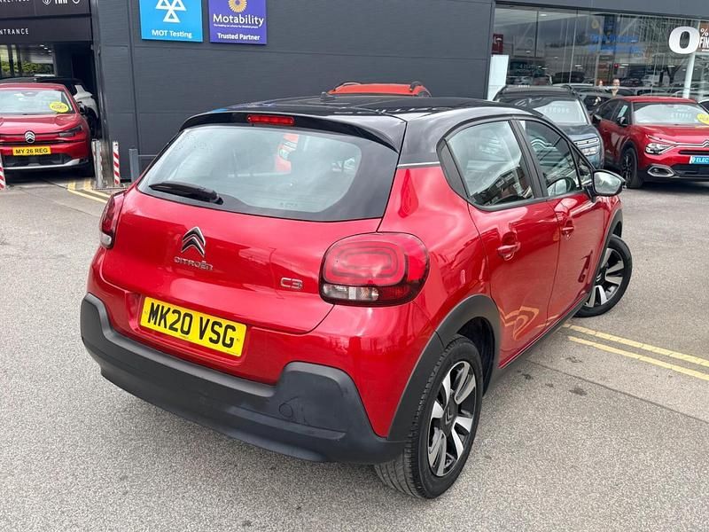 Used Citroën C3 Feel 82 HP (60 kW) 2020 Red Hatchback