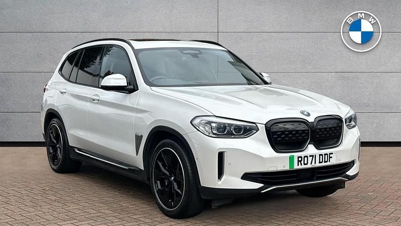 White Used 2021 BMW iX3 Shadowline SUV | £24,832 (Fair price) - Image 1/4
