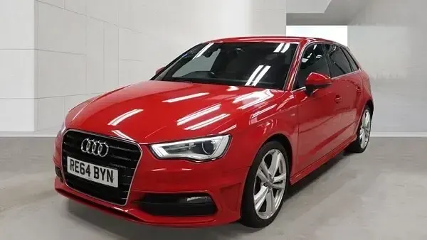 Used Audi A3 S-Line 184 HP (135 kW) 2014 Red Hatchback