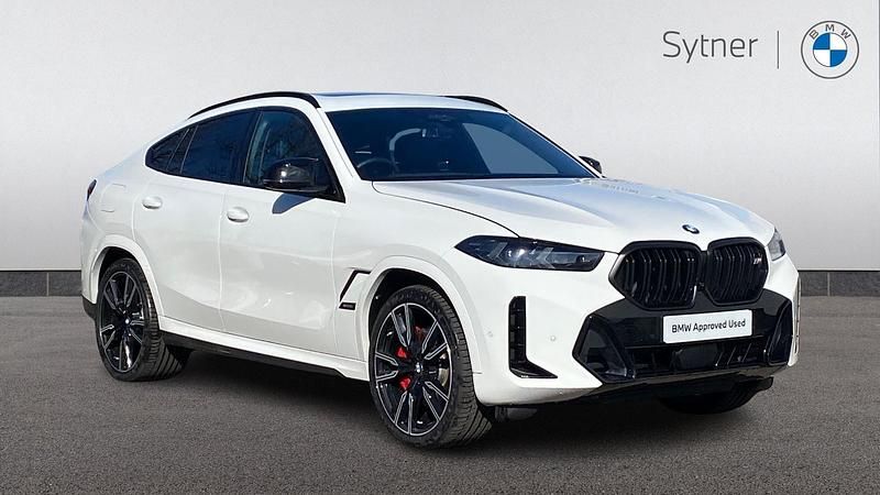 White Used 2025 BMW X6 M Sport SUV | £72,500 - Image 1/4